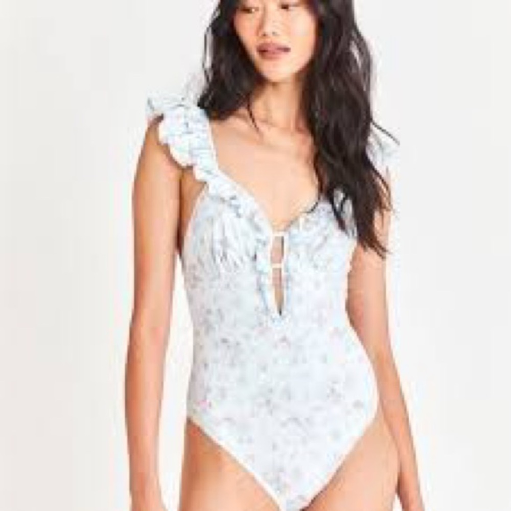 LoveShackFancy Tibbie Swimsuit M